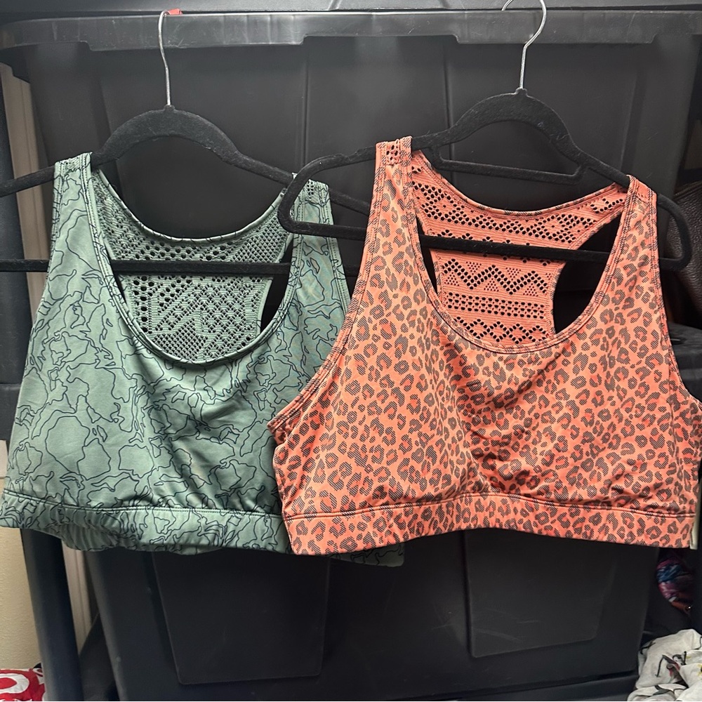 Bundle of 2 Zyia Bomber Sports bras 3XL